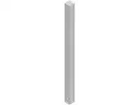 Officeworks Stilford 4 Way Connector for 525mm Partition Screen White offer
