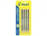 Officeworks Pilot BP-145 Fine Retractable Ballpoint Pens Blue 4 Pack offer