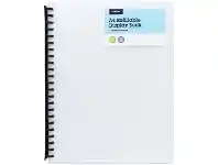 Officeworks J.Burrows 40 Pocket Refillable Display Book Clear offer