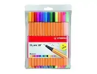 Officeworks Stabilo Point 88 Fineliners Assorted 15 Pack offer
