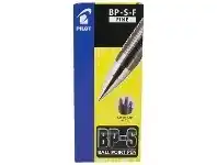 Officeworks Pilot BP-S Fine Ballpoint Pens Black 12 Pack offer