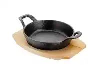 LivingStyles Pyrolux Pyrocast 15.5cm Round Gratin with Maple Tray offer