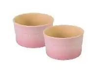 LivingStyles Chasseur La Cuisson 2 Piece Ramekin Set, Cherry Blossom offer