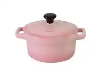 LivingStyles Chasseur La Cuisson Mini Cocotte, 10cm, Cherry Blossom offer
