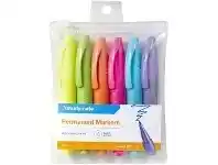 Officeworks Studymate Grip Permanent Markers Bullet Assorted 6 Pack offer