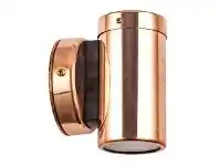 LivingStyles Roslin Economy IP54 Exterior Fixed Down Wall Light, GU10, Copper offer