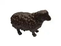 LivingStyles Cast Iron Sheep Figurine Garden Decor, Antique Rust offer