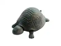 LivingStyles Turtle Large Cast Iron Key Hider - Antique Rust offer