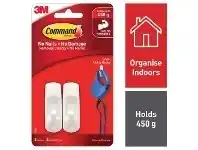 Officeworks Command Small Hooks 2 Pack offer