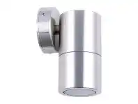 LivingStyles Roslin IP65 Exterior Fixed Down Wall Light, GU10, Stainless Steel offer