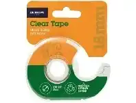 Officeworks J.Burrows Recycled Clear Tape with Dispenser 18mmX25m offer
