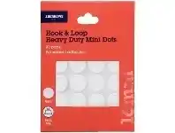 Officeworks J.Burrows Hook & Loop Heavy Duty Adhesive Dots 16mm 20PK offer