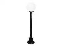 LivingStyles Italian Made Siena 95cm Aluminium IP43 Exterior Single 30cm Head Fancy Post Light - Black offer