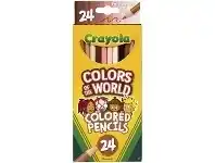 Officeworks Crayola Pencils of the World Pencils 24 Pack offer