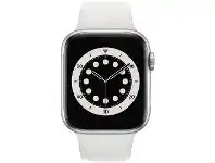Apple Watch Series 6 44mm GPS Silver and White