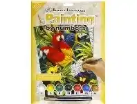 Officeworks Royal & Langnickel Painting By Numbers Junior Majestic Macaws offer