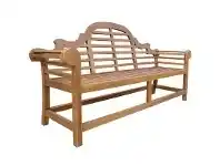 LivingStyles Marlboro Teak Timber Outdoor Bench, 140cm offer