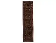 LivingStyles Istanbul Shiraz Turkish Made Oriental Rug, 400x80cm, Burgundy offer