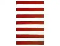 LivingStyles Bold Stripe Hand Woven Indoor/Outdoor Rug, 220x320cm, Orange offer