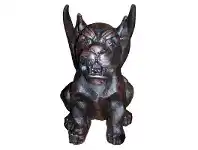 LivingStyles Beast Face Gargoyle Cast Iron Statue offer