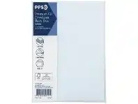 Officeworks PPS Premium PPS C6 Printed Coloured Envelopes Baby Blue 10 Pack offer