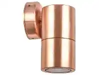LivingStyles Roslin IP65 Exterior Fixed Down Wall Light, GU10, Copper offer