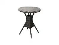 LivingStyles Sanford Wicker Outdoor Round Dining Table, 60cm offer