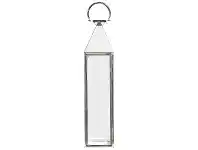 LivingStyles Malibu Stainless Steel & Glass Lantern, Extra Large offer