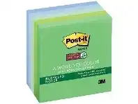 Officeworks Post-it Super Sticky Notes 76x76mm Bora Bora 5 Pack offer