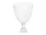 LivingStyles Copacabana Cut Glass Curved Hurricane offer