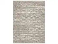 LivingStyles St Tropez Cross Belgian Made Indoor / Outdoor Modern Rug, 290x200cm, Brown / Ivory offer