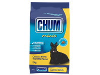 BIG W Chum Crunchy Minis Dog Food 15kg - Chicken, Beef & Vegetable offer