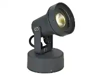 LivingStyles Vision IP54 Exterior LED Spotlight, 9W, 5000K, Dark Grey offer