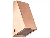 LivingStyles Wedge IP44 Exterior Wall Light, Copper offer