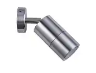 Roslin IP65 Exterior Single Adjustable Wall Light, GU10, Titanium