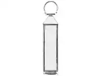 Malibu Stainless Steel & Glass Lantern, Large