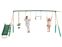 BIG W Action Sports 6 Station Swing Set offer