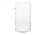 LivingStyles Downtown Cut Glass Hurricane, Large offer