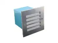 LivingStyles Ledger IP54 Indoor / Outdoor Recessed LED Steplight, 12V, Maxi Square, Grilled offer