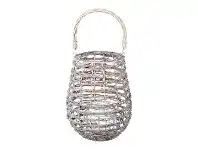 LivingStyles Hollison Handcrafted Willow Lantern, Large offer