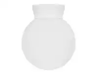 LivingStyles PolyCTC IP41 Italian Made Exterior Spherical Ceiling Light, White offer