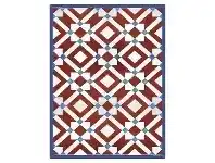 LivingStyles Telki Milano Marsala Italian Made Floor Mat, 160x60cm, Red offer