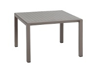 LivingStyles Aria Italian Made Commercial Grade Outdoor Square Coffee Table, 60cm, Taupe offer