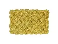 LivingStyles Valentina Handspun Coiled Yarn Jute Doormat, 80x50cm offer
