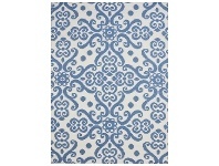 LivingStyles Chatai Toscana Reversible Outdoor Rug, 170x120cm, Azure/White offer