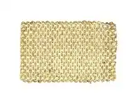 LivingStyles Bow Weave Handspun Jute Doormat, 80x50cm offer