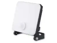 Crescent IP65 Low Glare LED Floodlight with Motion Sensor, 50W, 4000K, Black