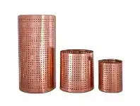 LivingStyles Kelise 3 Piece Nested Metal Lantern Set offer