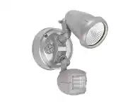 LivingStyles Illume IP44 Outdoor LED Floodlight, 1 Light with Motion Sensor, Silver offer