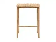 Petone Eucalyptus Timber Outdoor Bar Table, 75cm